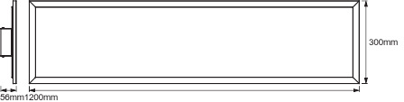 Panel LED 36W CCT SMART+ WIFI PLANON PLUS 1200X300 LEDVANCE