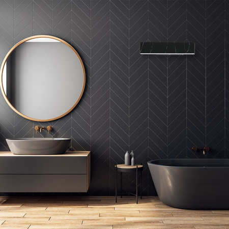 Lampa Ścienna Kinkiet PIERCE Czarna 12W LED Milagro