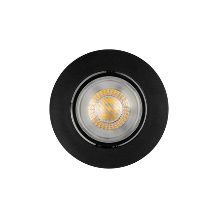 Oprawa Sufitowa Podtynkowa LED FIZU DOWNLIGHT 4.8W 3000K IP20 Ruchoma Czarna KANLUX