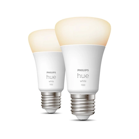 2x Żarówka LED E27 A60 9.5W = 75W 1055lm 2700K Biała Ciepła SMART Inteligentna Bluetooth ZigBee White Philips HUE