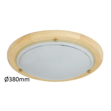 Plafon LED Lampa Sufitowa Oprawa Ścienna Natynkowa 2x E27 kremowy Klasyczny Ufo Rabalux