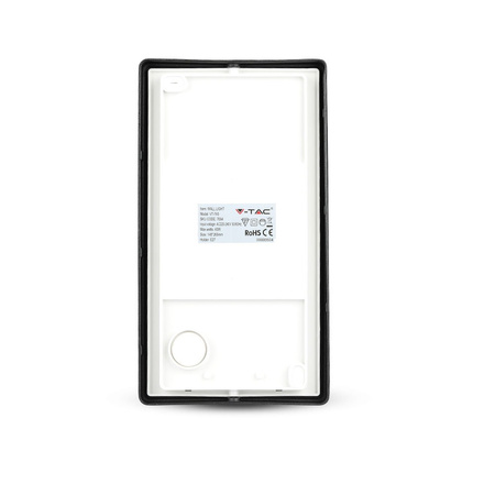 Lampa Ogrodowa Oprawa Elewacyjna Kinkiet E27 Mleczny klosz Mozaika Czarny mat VT-745 V-TAC