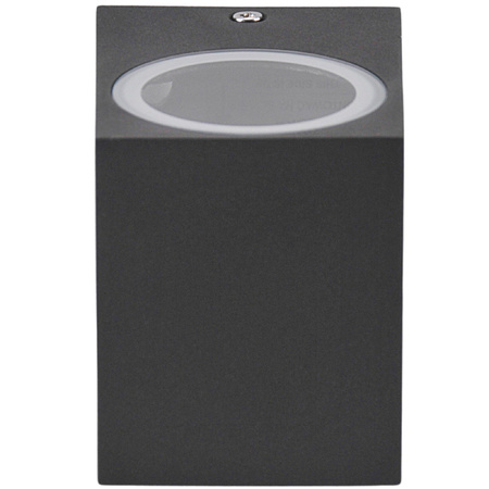 Kinkiet ogrodowy zewnętrzny na LED 1x GU10 BOSTON GOLDLUX (Polux) ALUMINIUM SZARY