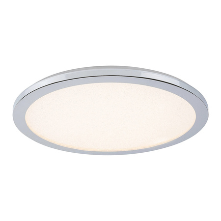 Plafon LED Lampa Sufitowa Oprawa Ścienna Łazienkowa 24W 1500lm 3000K Ściemnialna Chrom IP44 Nowoczesny Jeremy 5208 Rabalux
