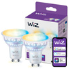 2x Żarówka LED GU10 Reflektor PAR16 4.7W = 50W 345lm 2700-6500K TW Inteligentna SMART WiFi Bluetooth Aplikacja WiZ