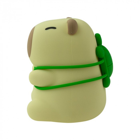 Lampka Nocna Dziecięca LED 2.5W 3000K Ciepła + Wielokolorowa RGB Akumulatorowa 1200mAh beżowy KAPIBARA MARY'S