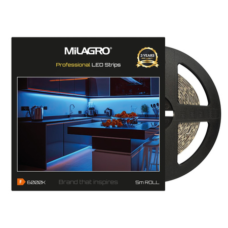 Taśma LED Pasek Premium 60/m 6000K IP65 5m Milagro
