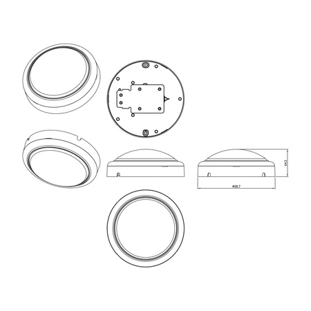 Lampa Zewnętrzna Kanałowa LED 15W 1400lm 4000K IP65 Hermetyczna Biała Projetline Philips