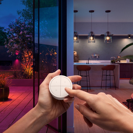 Kontroler Włącznik Ściemniacz Pilot Biały Regulator Zigbee Bluetooth Tap Dial Switch Philips HUE