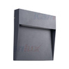 Lampa Ogrodowa Zewnętrzna Elewacyjna DULI LED 6,5W 4000K IP54 Natynkowa Grafitowa Kanlux