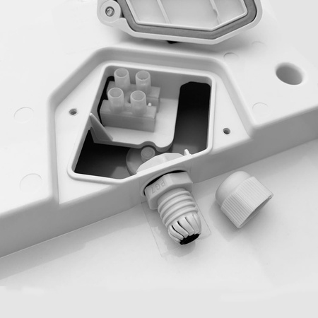 Lampa Zewnętrzna Plafon LED Oprawa 24W 2600lm 5000K Zimna Biała IP65 Videx