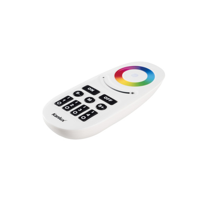 Pilot do Sterownika Taśmy LED RGB Biały 4-Strefowy 1.5V Bateryjny REMOTE Kanlux