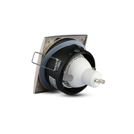 Oprawa Sufitowa Podtynkowa Spot GU10 Kwadratowa Satynowy Nikiel VT-787 V-TAC