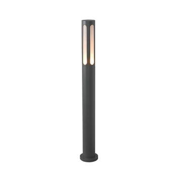 Lampa Ogrodowa Oprawa Zewnętrzna Stojąca Słupek E27 Czarna Wodoodporna IP42 MEKONG 4698 Nowodvorski