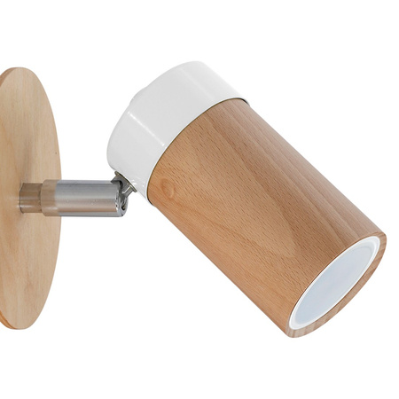 Lampa Ścienna Kinkiet BARON Biała 1xGU10 Milagro