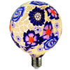 Żarówka LED E27 G125 4W 1900K Ciepła 360° Filament GOLDLUX (Polux) Folk Blue Dekoracyjna