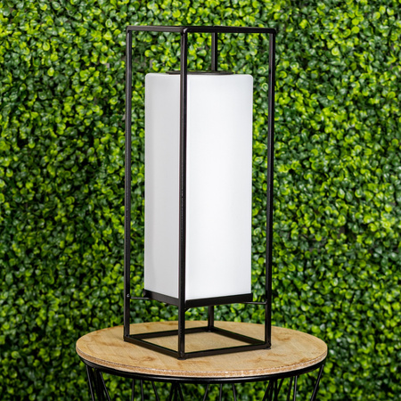 Lampa Solarna LED Zewnętrzna Ogrodowa Stojąca Latarenka 3000K IP44 38cm Czujnik Zmierzchu