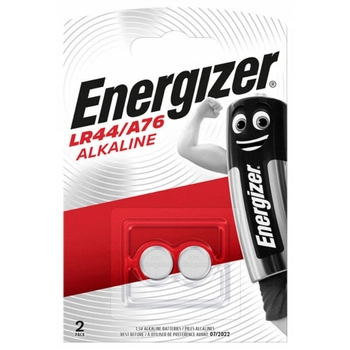 2x Baterie ENERGIZER ALKALINE Do Urządzeń Elektronicznych LR44/A76 Blister