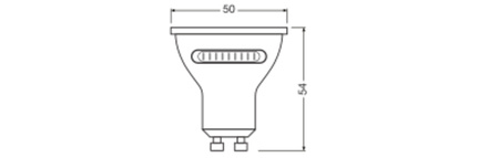 Żarówka LED PAR16 Reflektor GU10 4.2W = 55W 400lm 2700 - 4000 - 6500K CCT 36° SUPERSTAR Osram