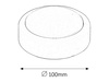 Lampka Nocna Dotykowa LED 0.3W Biały Push light Rabalux