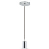 Lampa Wisząca Oprawa E27 Chromowy klosz z szarym kablem VT-7338 V-TAC