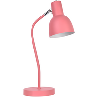 Lampka Biurkowa Regulowana E27 Różowa Mimi Sanico Goldlux