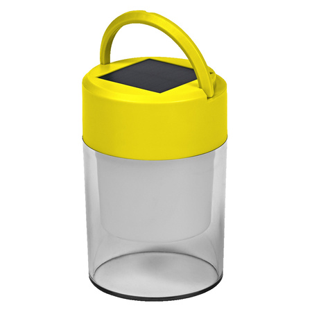 Lampa Solarna LED Ogrodowa Stojąca Latarenka 0.42W 20lm 3000K Ciepła Ściemnialna Żółty IP44 Endura Osram