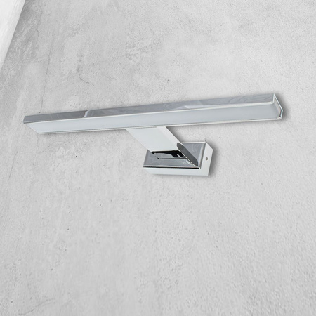 Kinkiet SHINE CHROME prostokąt 7W LED Metal i tworzywo IP44 Milagro