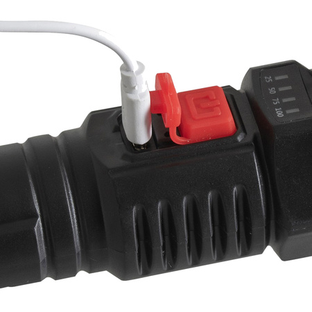 Latarka Ręczna Lampka LED Akumulatorowa Klasyczna USB VA0074 Vayox