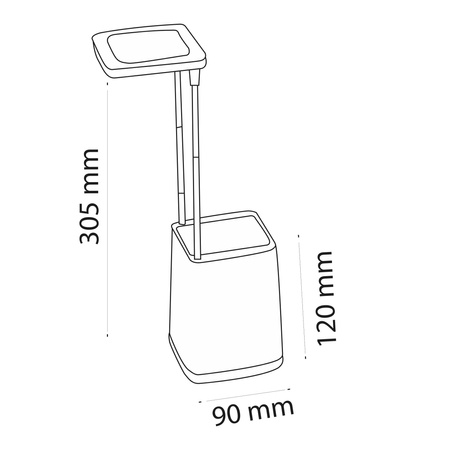 Lampka biurkowa LED HELSINKI 4,2W 190lm 3000K zielona GOLDLUX (Polux)