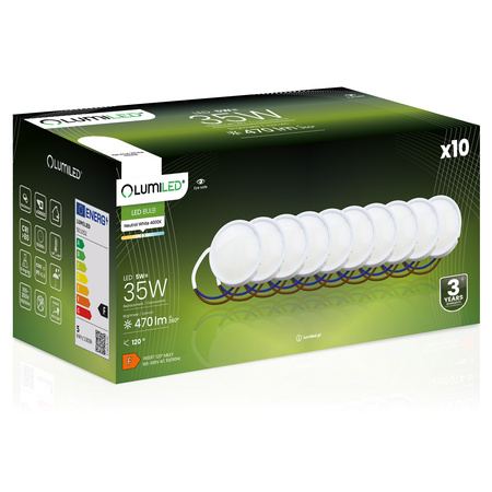 10x Moduł LED INSERT 5W 470lm 120° 4000K Neutralna LUMILED