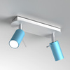 Lampa Sufitowa PRESTON Niebieska Biała 2x mini GU10 Milagro