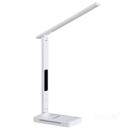 Lampka Biurkowa Stołowa LED 7W 460lm CCT 120° Biała Noblite Kobi