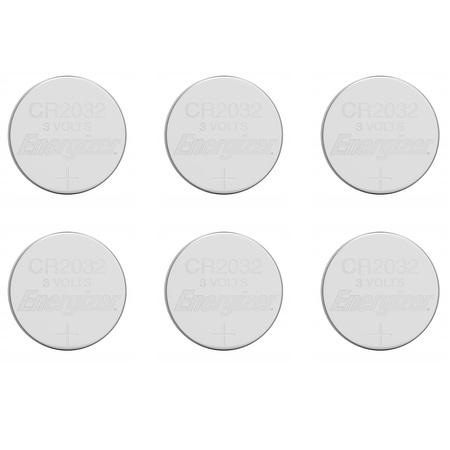 Baterie ENERGIZER DO URZĄDZEŃ ELEKTRONICZNYCH CR2032 Blister 6szt