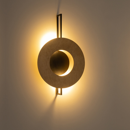 Kinkiet Ścienny Lampa Natynkowa 2x GX53 Beżowa Drewno Nowoczesna SUNSET NATURAL A 10576 Nowodvorski