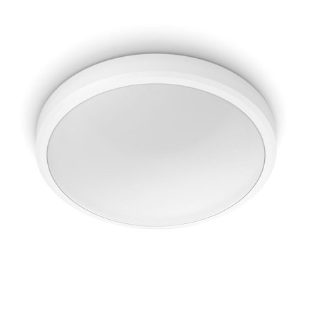 Lampa Sufitowa Plafon Łazienkowy LED 17W 1500lm 2700K IP44 Biała Doris Bathroom Philips