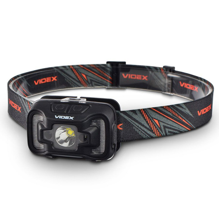 Latarka Czołowa Akumulatorowa LED 5W 310lm 7 Trybów Pracy Micro USB Wodoszczelna IP65 Videx