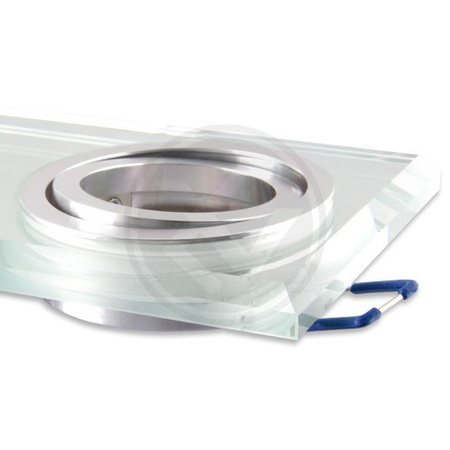 Oprawa Podtynkowa Halogenowa Spot 2x GU10 Prostokątna Ruchoma Biała Styx Masterled