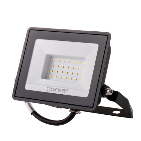 Naświetlacz LED ZUNA2 30W 2700lm 6500K IP65 Czarny LUMILED