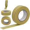 Mocna Taśma Izolacyjna PCV Wodoodporna 15mm x 0,13mm Żółto-Zielona 10m
