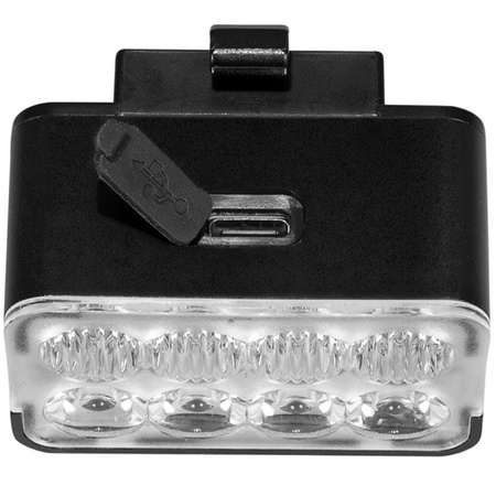 Lampka Latarka Rowerowa Przednia 8xLED USB-C 10 Trybów 900lm IPX6 VAYOX