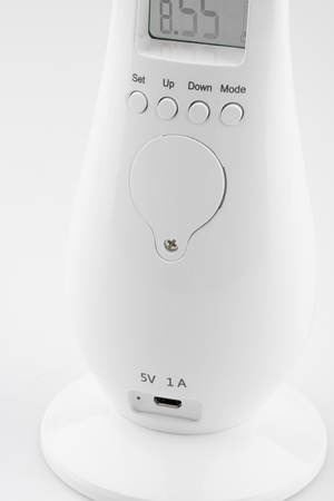 Lampka Biurkowa Nocna LED 4W 5000K USB Ekran Wyświetlacz Dotykowa Ściemnialna IDA