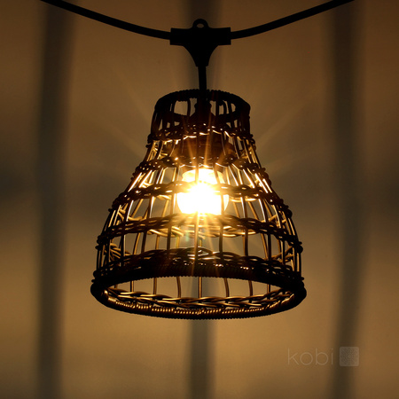 Klosz do Girlandy Zestawu CRETE LS R2 Czarny Metalowy 5 Sztuk Kobi