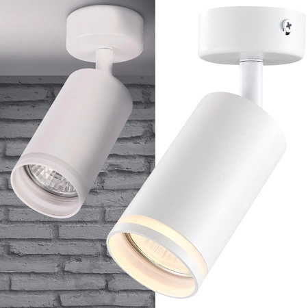 Oprawa Ścienno-Sufitowa Reflektor Punktowy GU10 Biała PARIS Sanico Goldlux