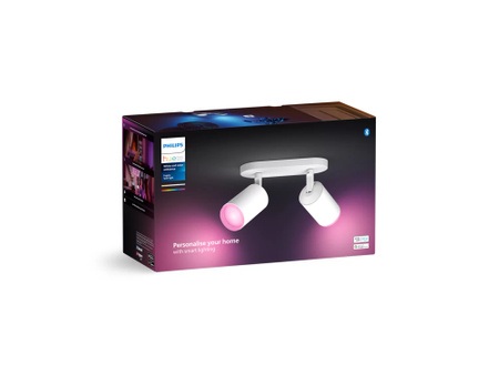 Philips HUE White and Color Ambiance Lampa Fugato 2x4,2W Bluetooth Zigbee