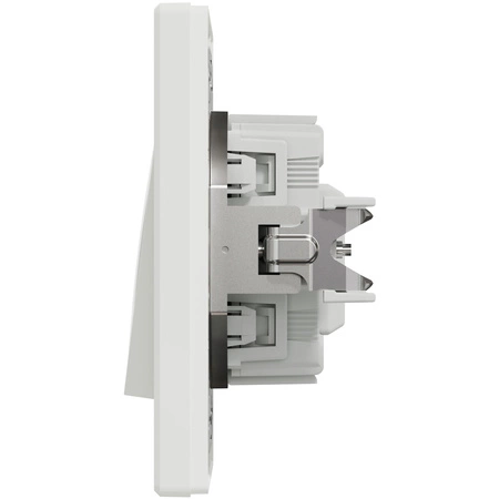 Łącznik Włącznik Jednobiegunowy z Podświetleniem z Ramką Podtynkowy SCHNEIDER ASFORA