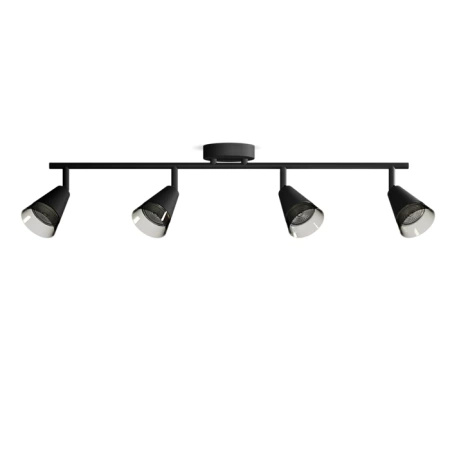Lampa Sufitowa Reflektor Natynkowy 4x GU10 Czarna Cleft Philips