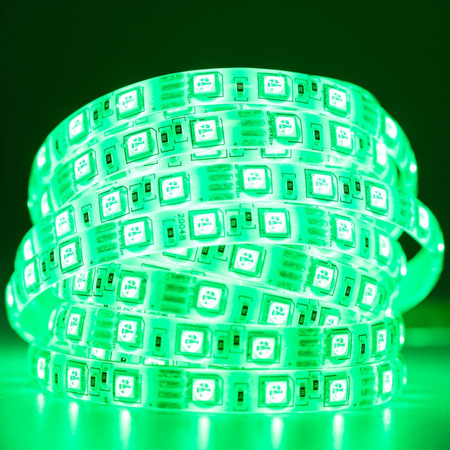 Taśma LED Pasek 12V 720W 3000LED 5050 RGB IP33 10mm 50m