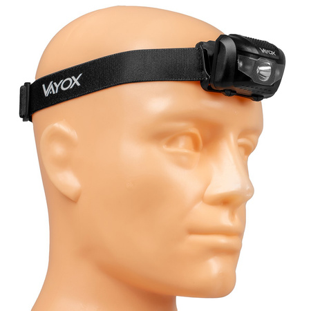 Latarka Akumulatorowa Czołowa 100lm LED + 2x LED VA0178 VAYOX