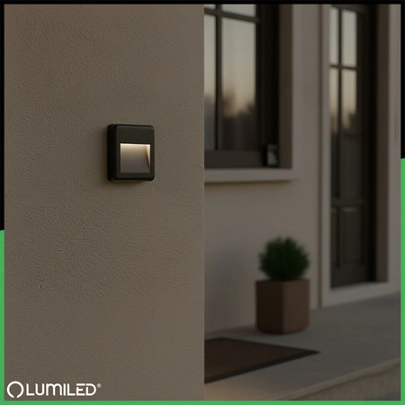 Lampa Ogrodowa Zewnętrzna Schodowa Kinkiet Elewacyjny CCT 3000-6500K LED 4W IP65 VIREO LUMILED